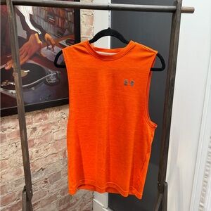 Under Armour Vibrant Orange Muscle Tee